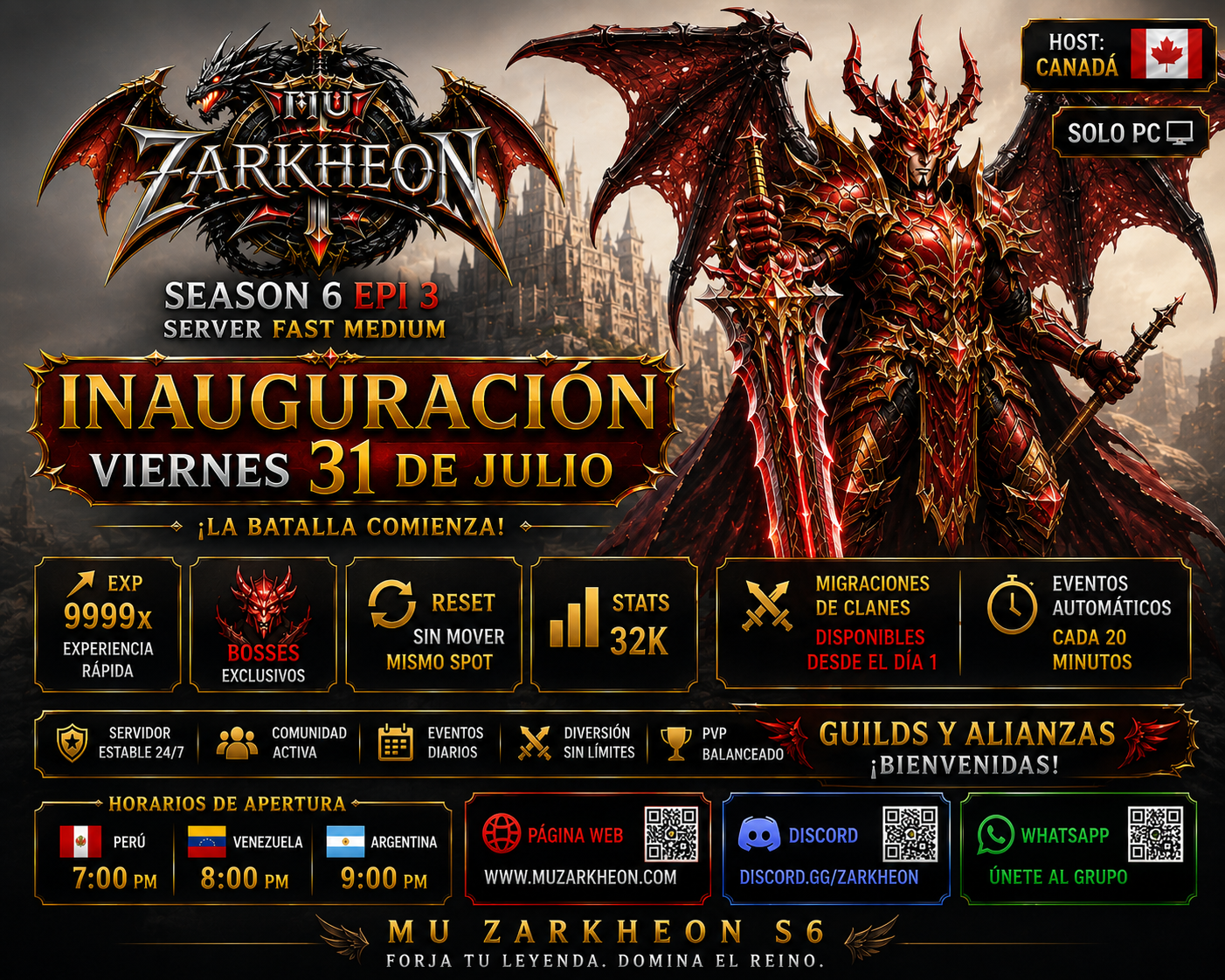 MU Zarkheon - Inauguracion
